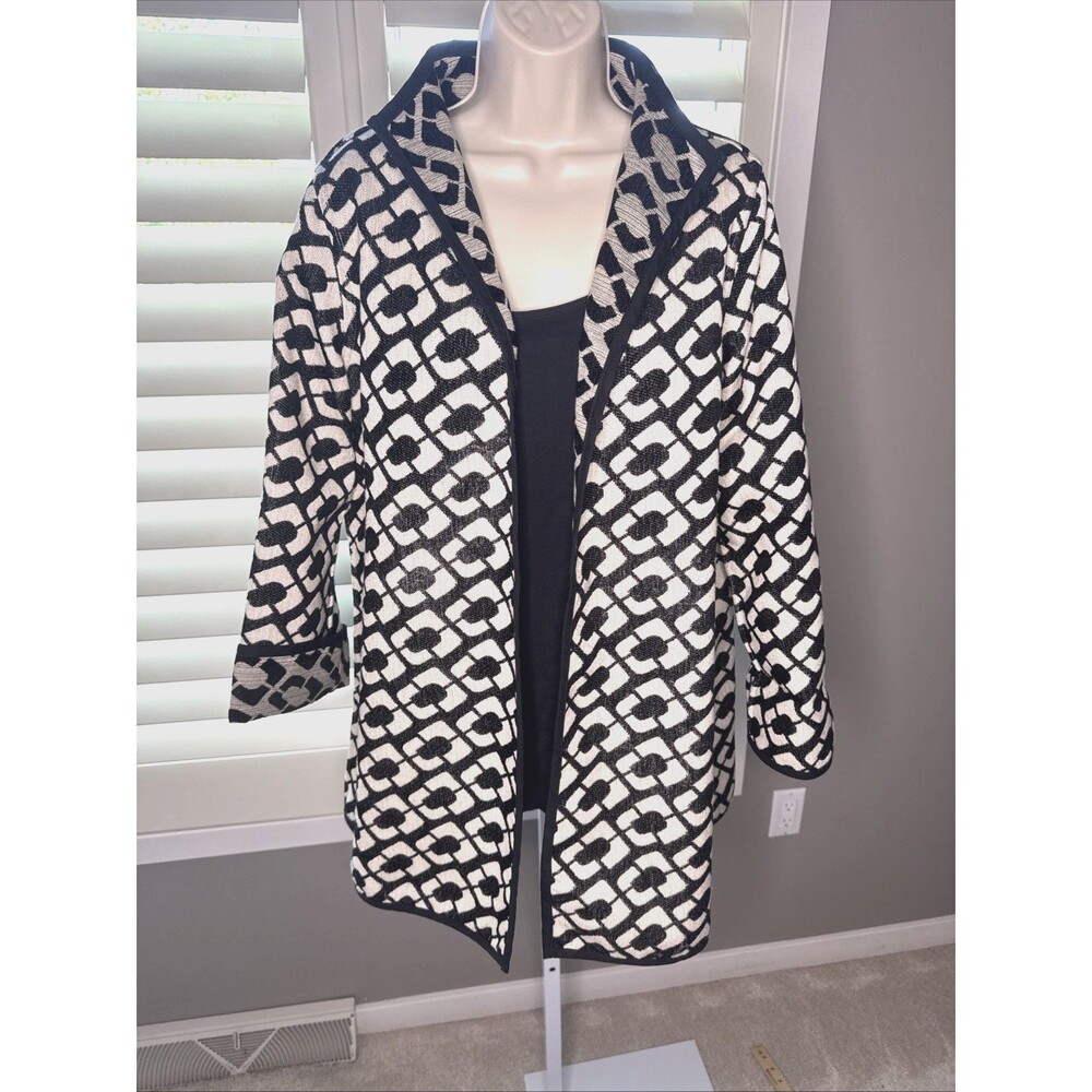 Winding River Open Jacket Large Geometric Boutiqu… - image 3